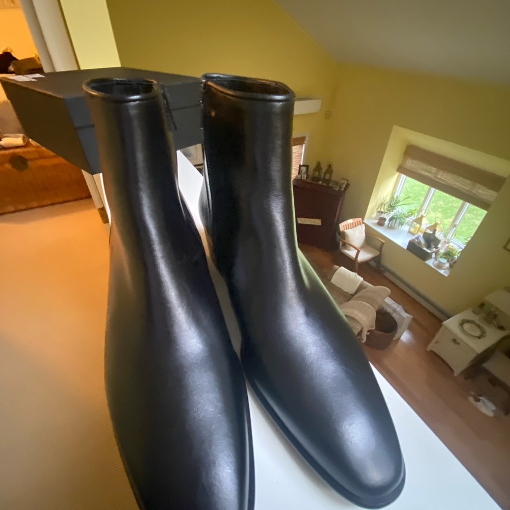 Gorgeous black leather boots by The Kooples-never worn outside. Original box/bag - Picture 10 of 15